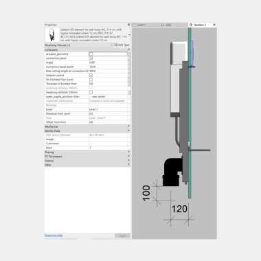 Adjust the waste connection depth and length accommodate your requirements