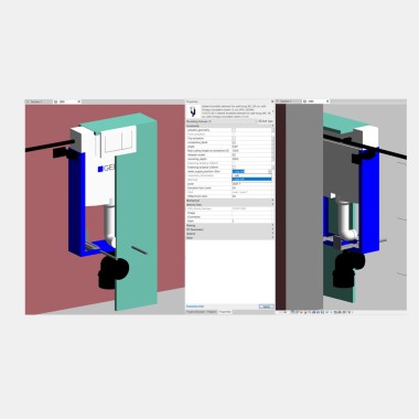 Adjust the water supply position by selecting the available options