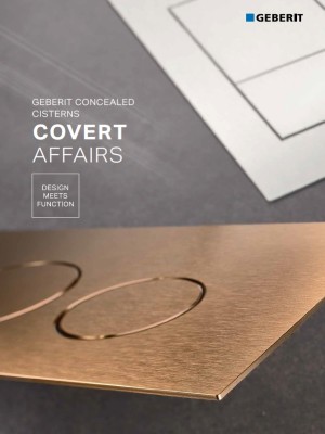 Covert affairs. Geberit concealed cisterns Covert affairs. Geberit concealed cisterns
