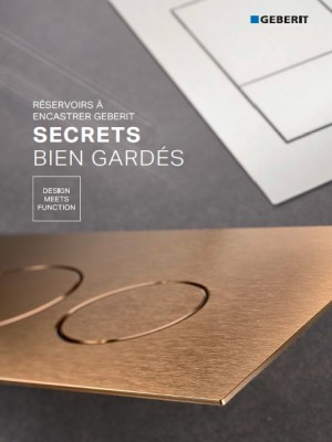 Reservoires à encaster Geberit - secrets bien gardés Reservoires à encaster Geberit - secrets bien gardés