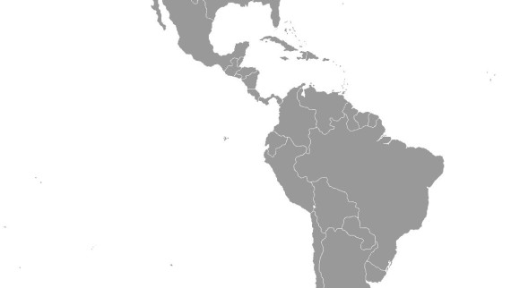 Map of Latin America