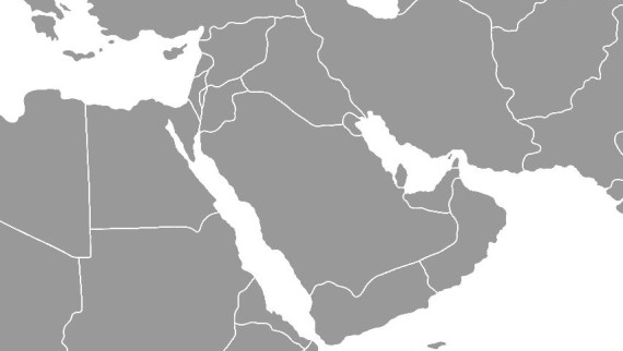 Map of Middle East