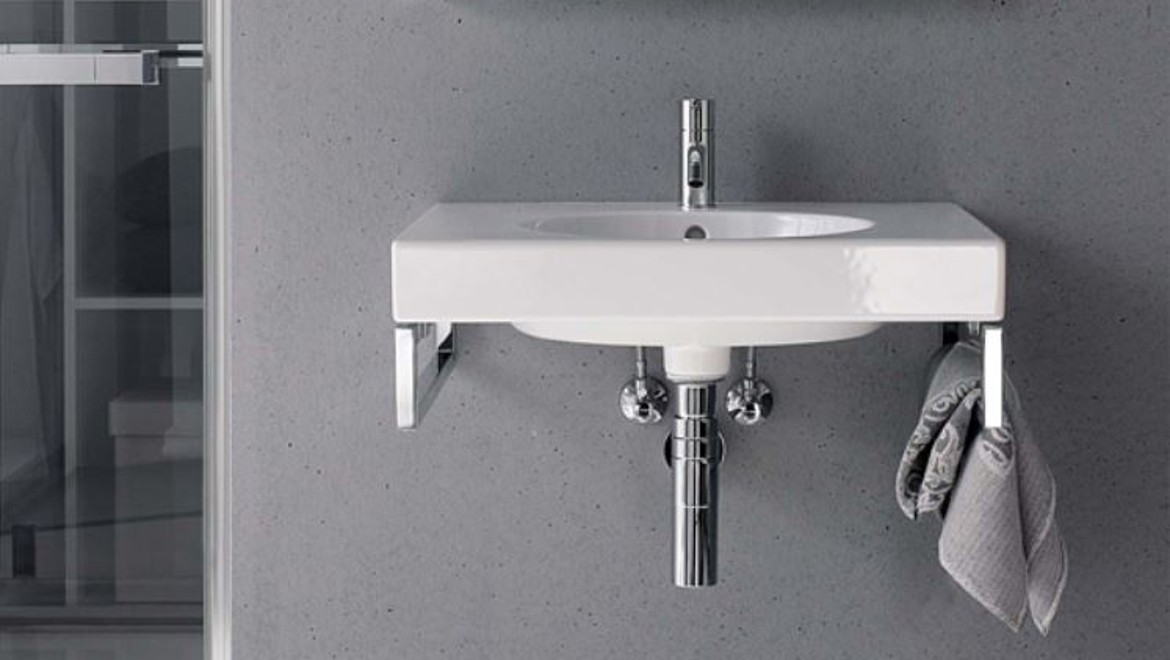 Front view of Geberit Preciosa II washbasin