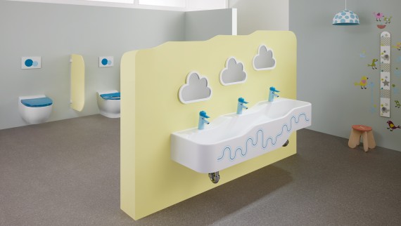 Geberit Bambini play and washspace