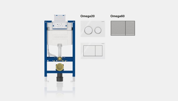 Geberit Omega flushing system