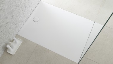 Geberit Olona shower tray for barrier-free access