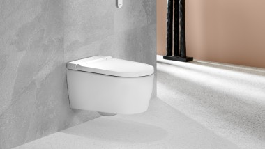 WC lavant Geberit AquaClean avec buse de douchette