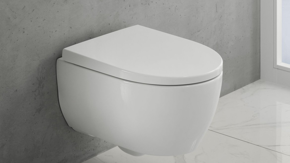 Wall-hung iCon WC in a compact design Wall-hung iCon WC in a compact design