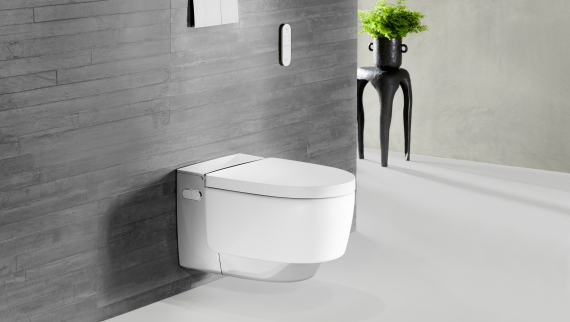 Geberit AquaClean Mera chromé avec télécommande Sigma70