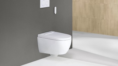 Geberit AquaClean Alba with Sigma20 remote control