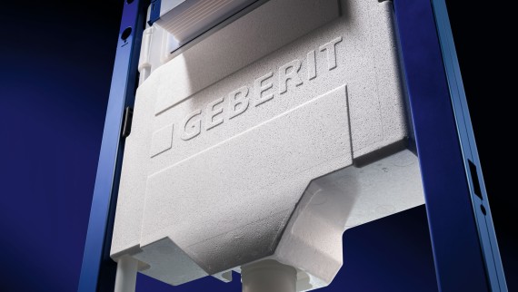 Geberit Duofix element with Sigma concealed cistern