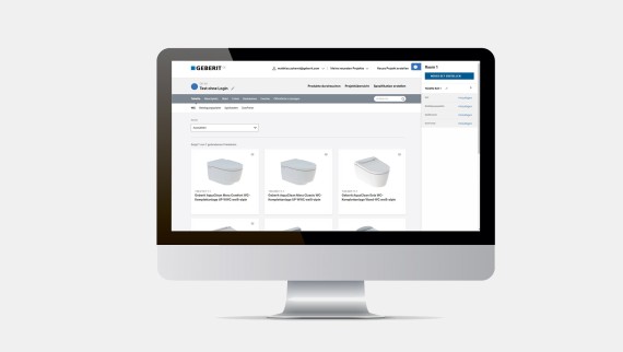 Geberit Specifier – tool overview Geberit Specifier – tool overview