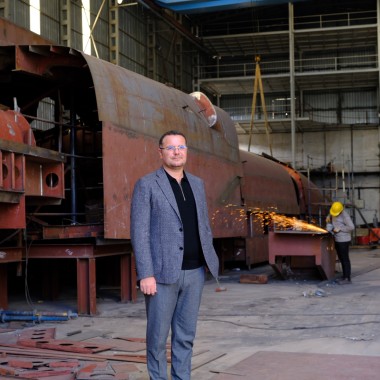 Managing Director Onun Tekir in one of the workshops at the ADA Yachting shipyard in Bodrum. A 50 metre yacht is being built here for an Italian customer (© Serkan Ali Çiftçi)