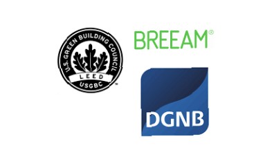 BREEAM, LEED et DGNB sont les trois principaux systèmes de certification en matière de construction durable dans le monde