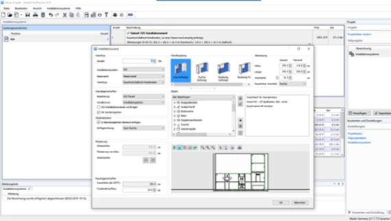 Geberit ProPlanner for installation systems