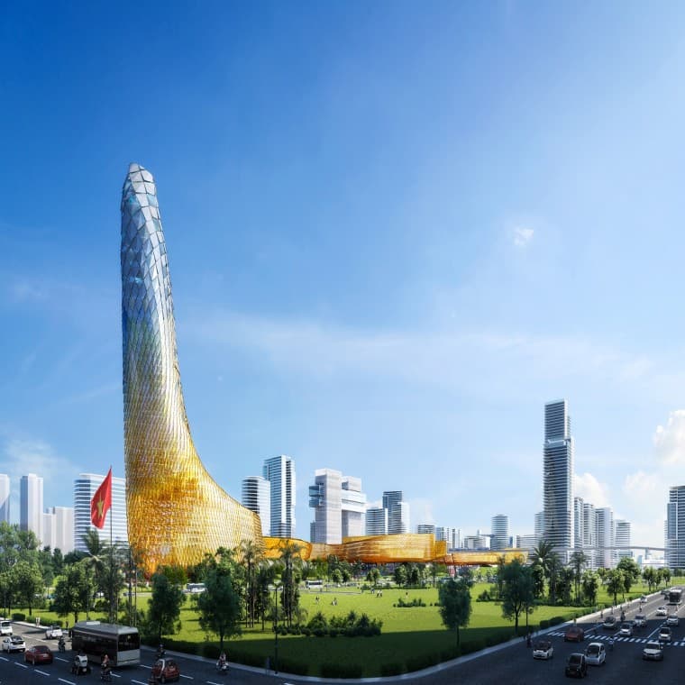 Dragon Tower, Hanoi (©Dewan Architects + Engineers) Dragon Tower, Hanoi (©Dewan Architects + Engineers)