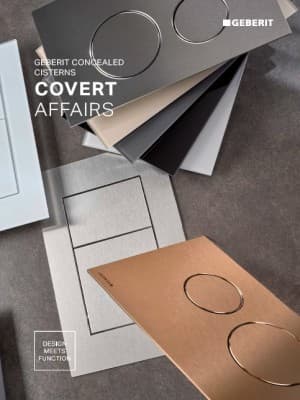 Covert affairs - Geberit concealed cisterns Covert affairs - Geberit concealed cisterns