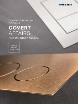 Covert affairs. Geberit concealed cisterns (Gulf region) Covert affairs. Geberit concealed cisterns (Gulf region)