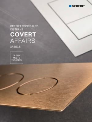 Covert affairs. Geberit concealed cisterns (Greece) Covert affairs. Geberit concealed cisterns (Greece)