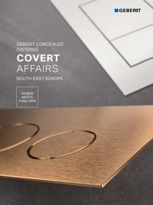 Covert affairs. Geberit concealed cisterns (South East Europe - BGR, CYP, MLT) Covert affairs. Geberit concealed cisterns (South East Europe - BGR, CYP, MLT)