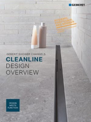 Geberit Shower Channels CleanLine design overview Geberit Shower Channels CleanLine design overview