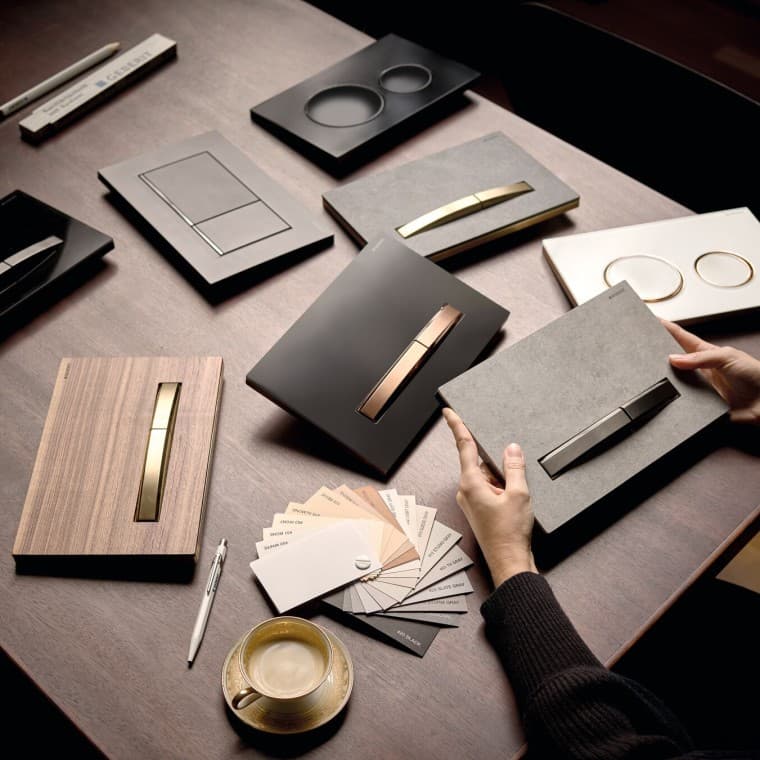 Extensive range of flush plates from Geberit Extensive range of flush plates from Geberit