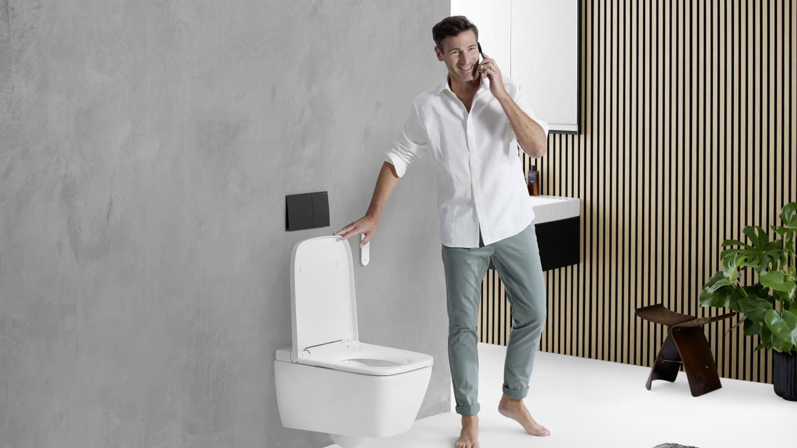 Geberit AquaClean Sela square avec Sigma70 Geberit AquaClean Sela square avec Sigma70
