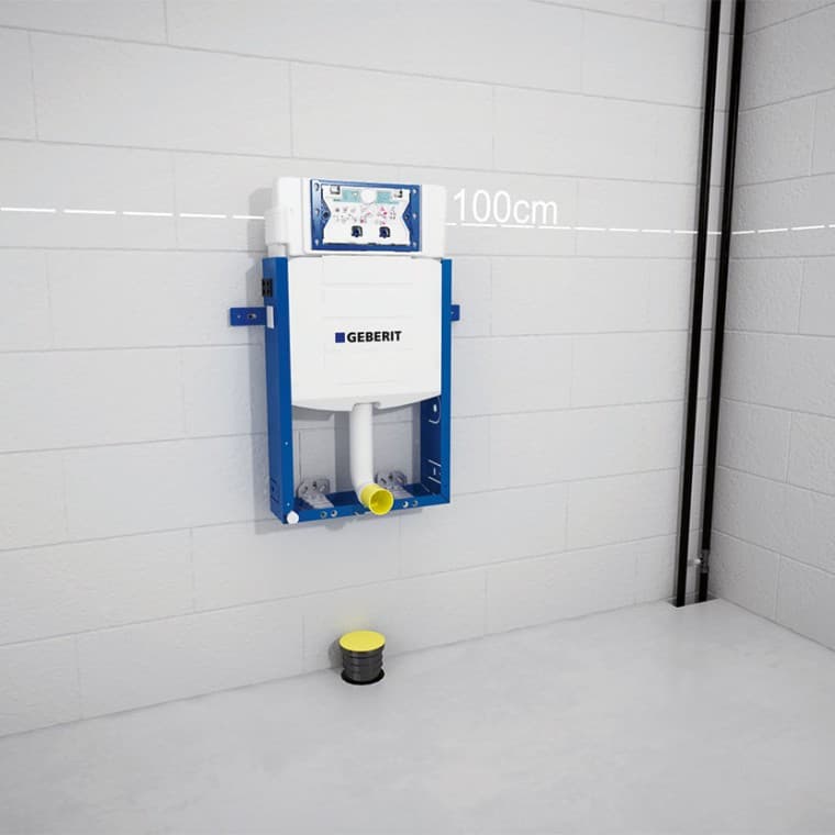 Fixing the Geberit Kombifix concealed cistern Fixing the Geberit Kombifix concealed cistern